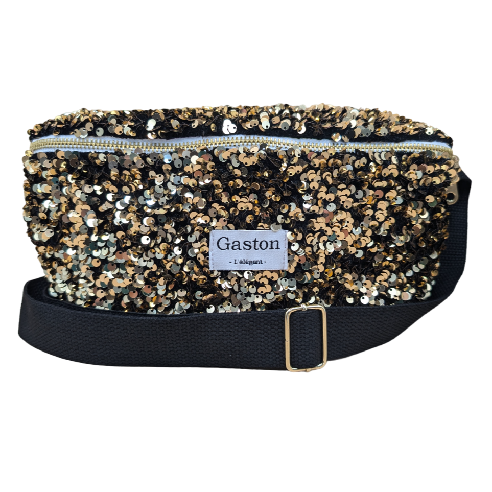 Banane sequins doré