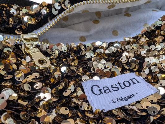 Banane sequins doré