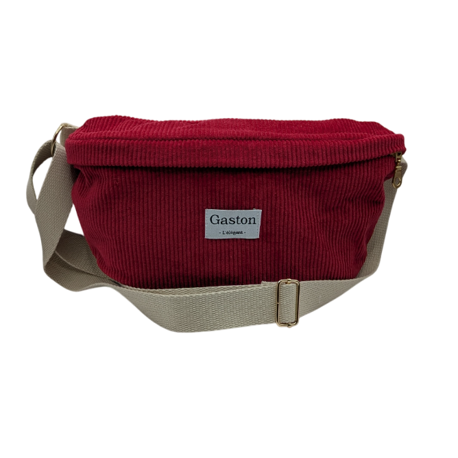Banane velours coquelicot
