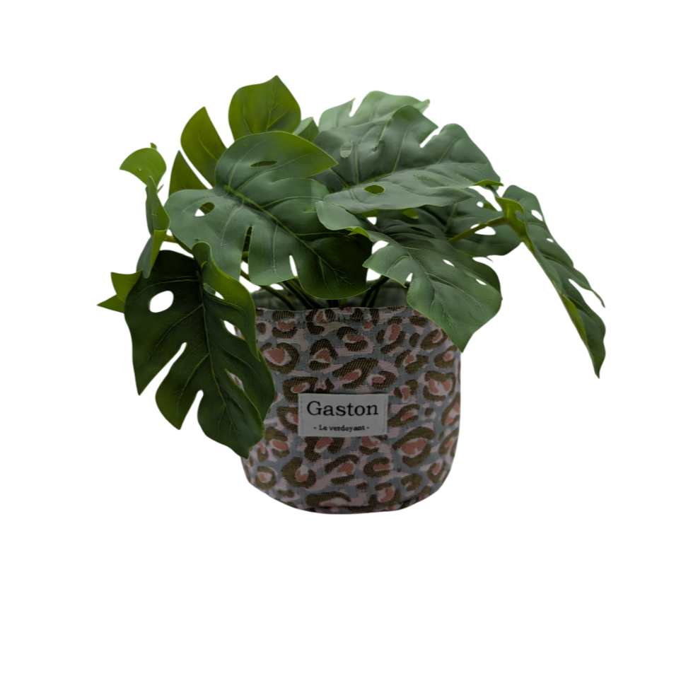 Cache pot Léopard rose