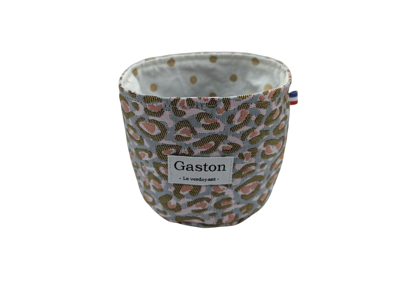 Cache pot Léopard rose