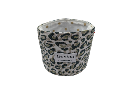 Cache pot Léopard vert