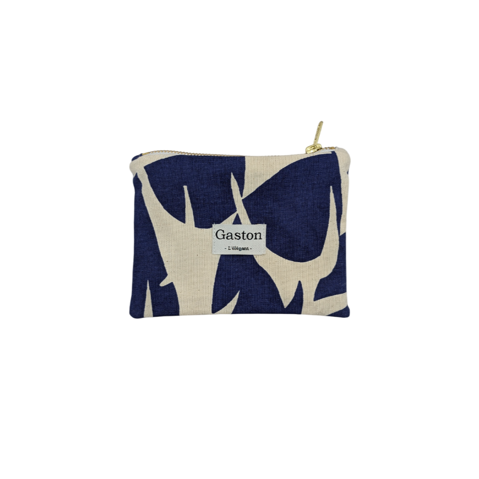 Pochette coton bleu