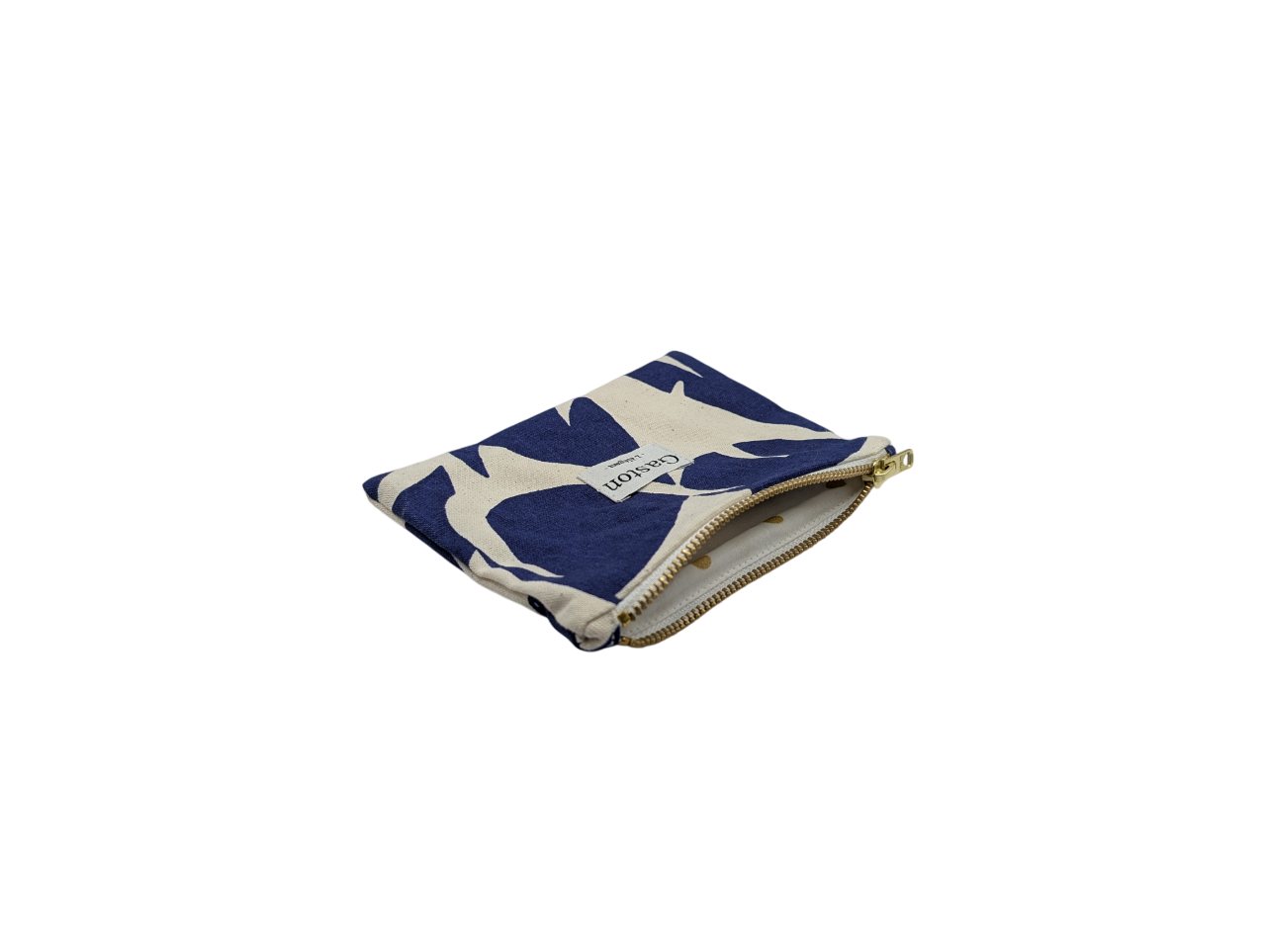 Pochette coton bleu