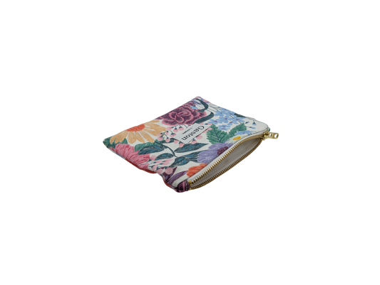 Pochette coton fleuri