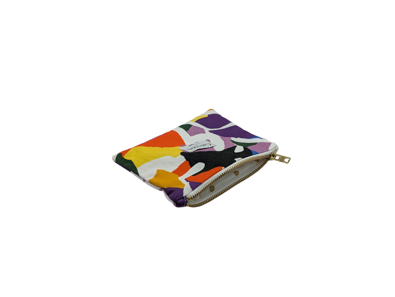 Pochette coton monstera