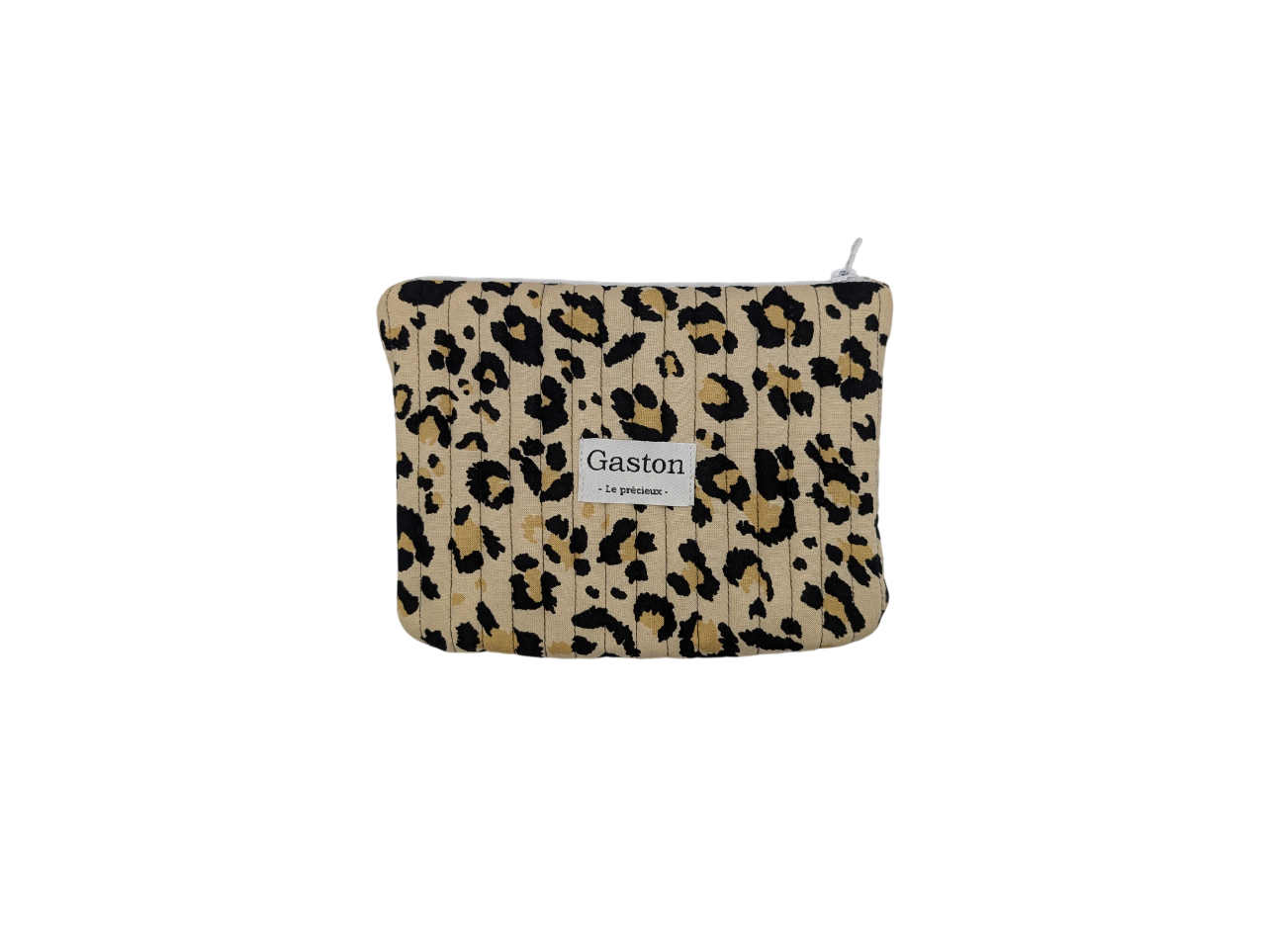 Pochette plate léopard