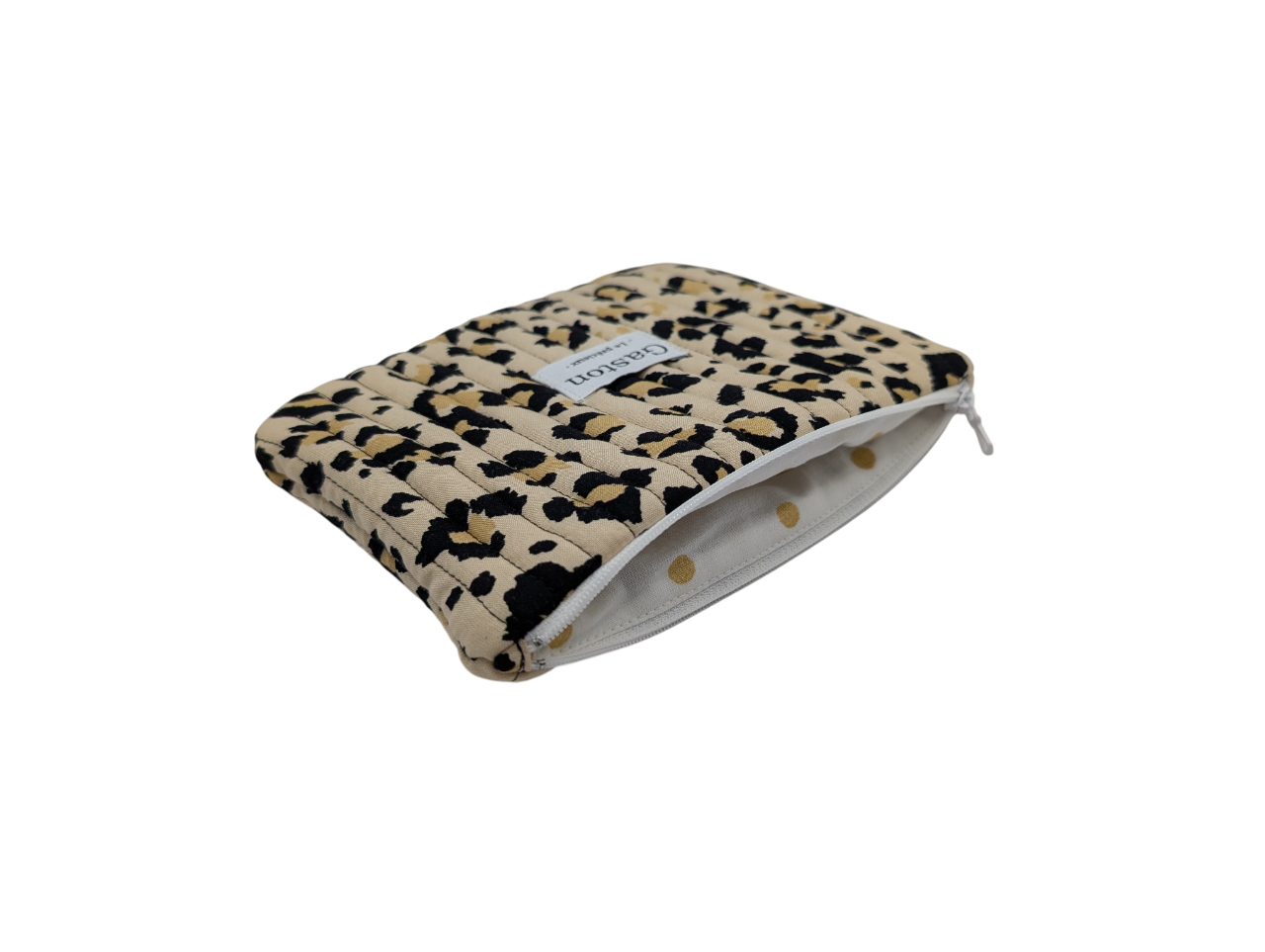 Pochette plate léopard