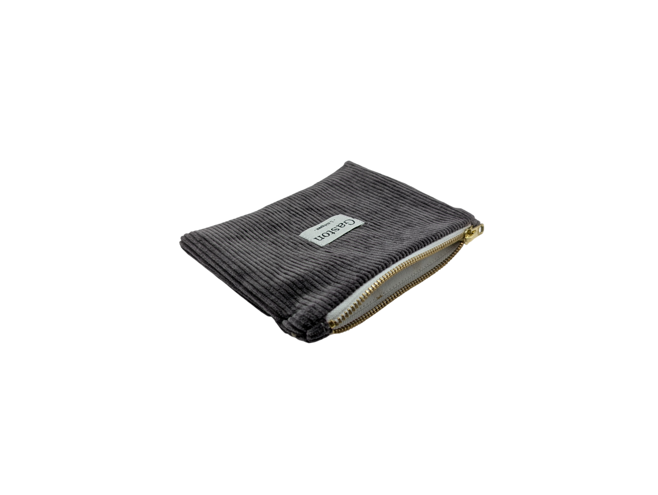 Pochette velours asphlate