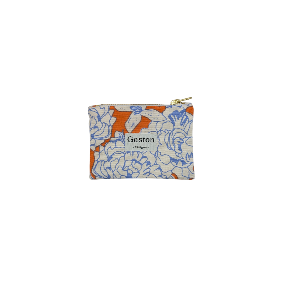 Porte monnaie coton orange
