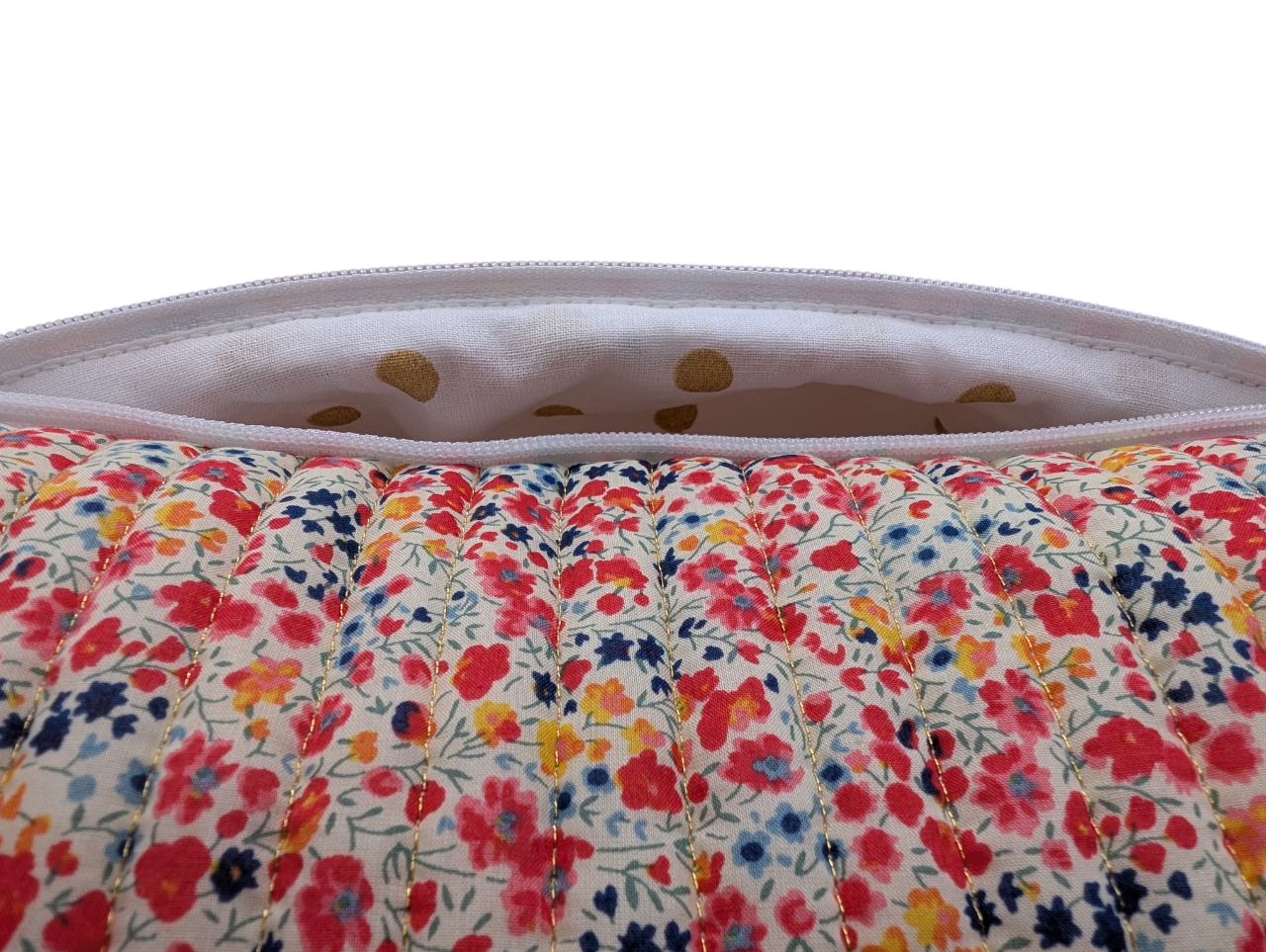 Trousse L matelassée liberty