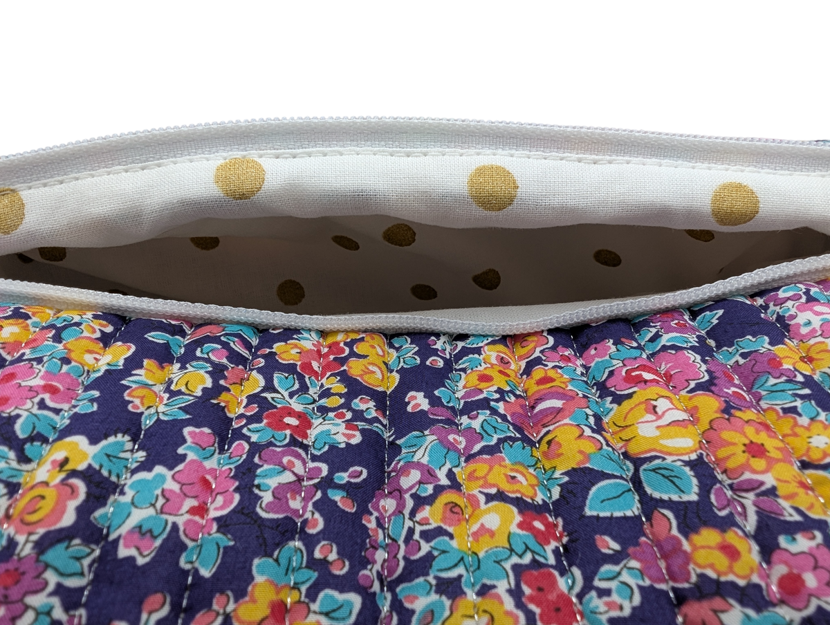 Trousse XL matelassée liberty