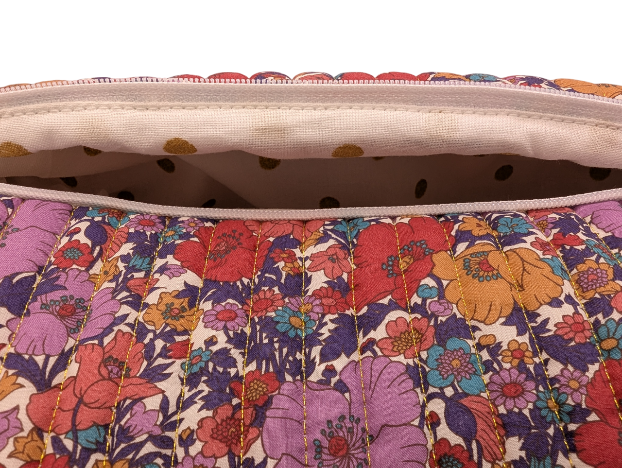 Trousse XL matelassée liberty