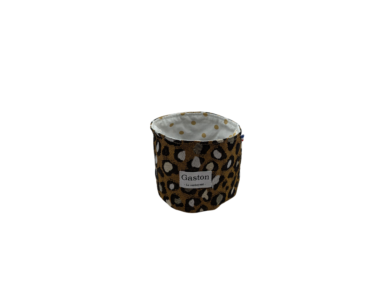 Cache pot léopard