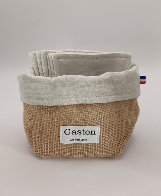 Lingettes démaquillantes en lin nuage