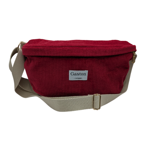 Banane velours coquelicot