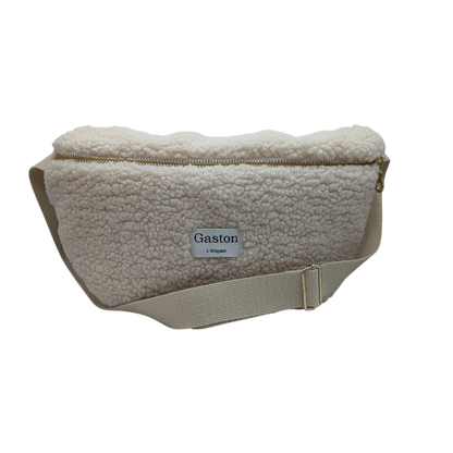 Banane fausse fourrure sherpa écru