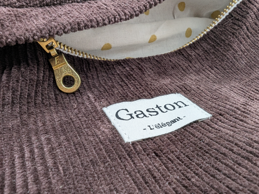 Banane velours prune foncé