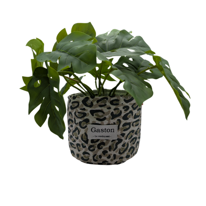 Cache pot Léopard vert