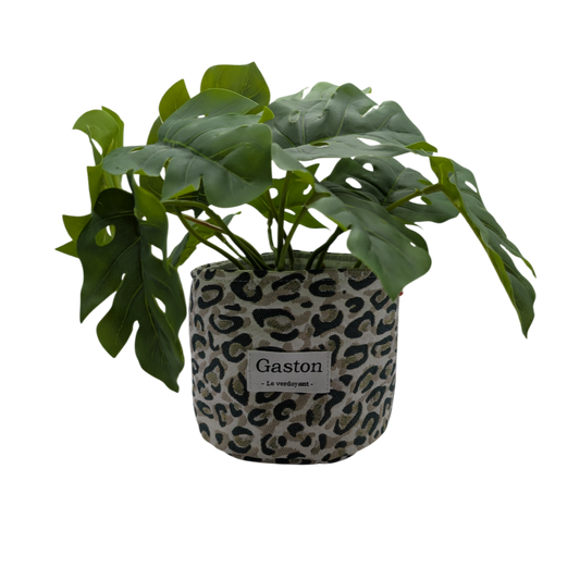 Cache pot Léopard vert