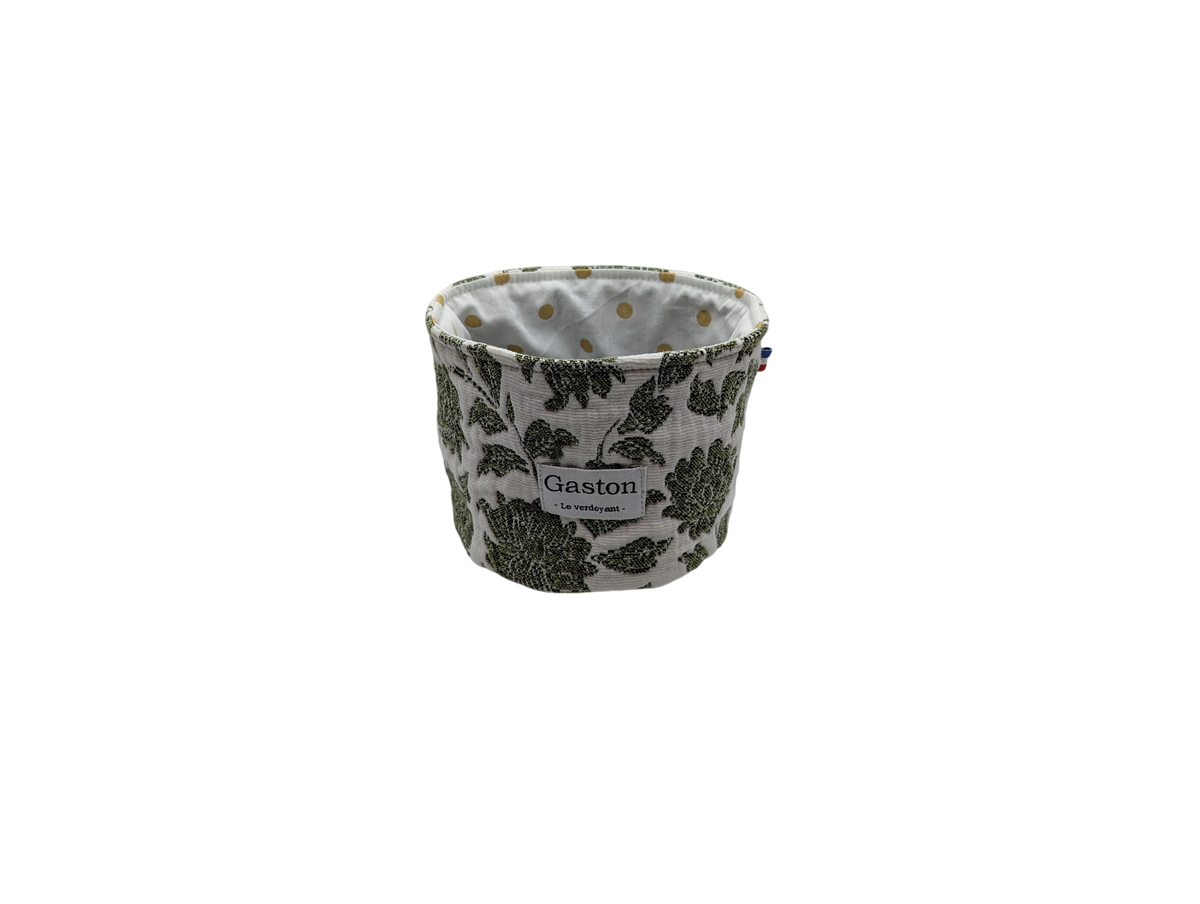 Cache pot vintage vert
