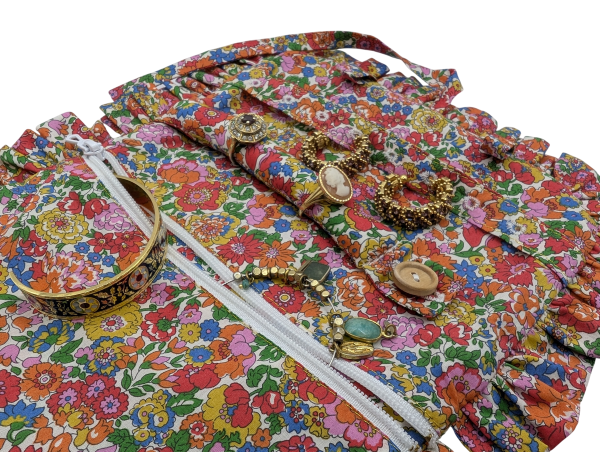 Pochette à bijoux liberty