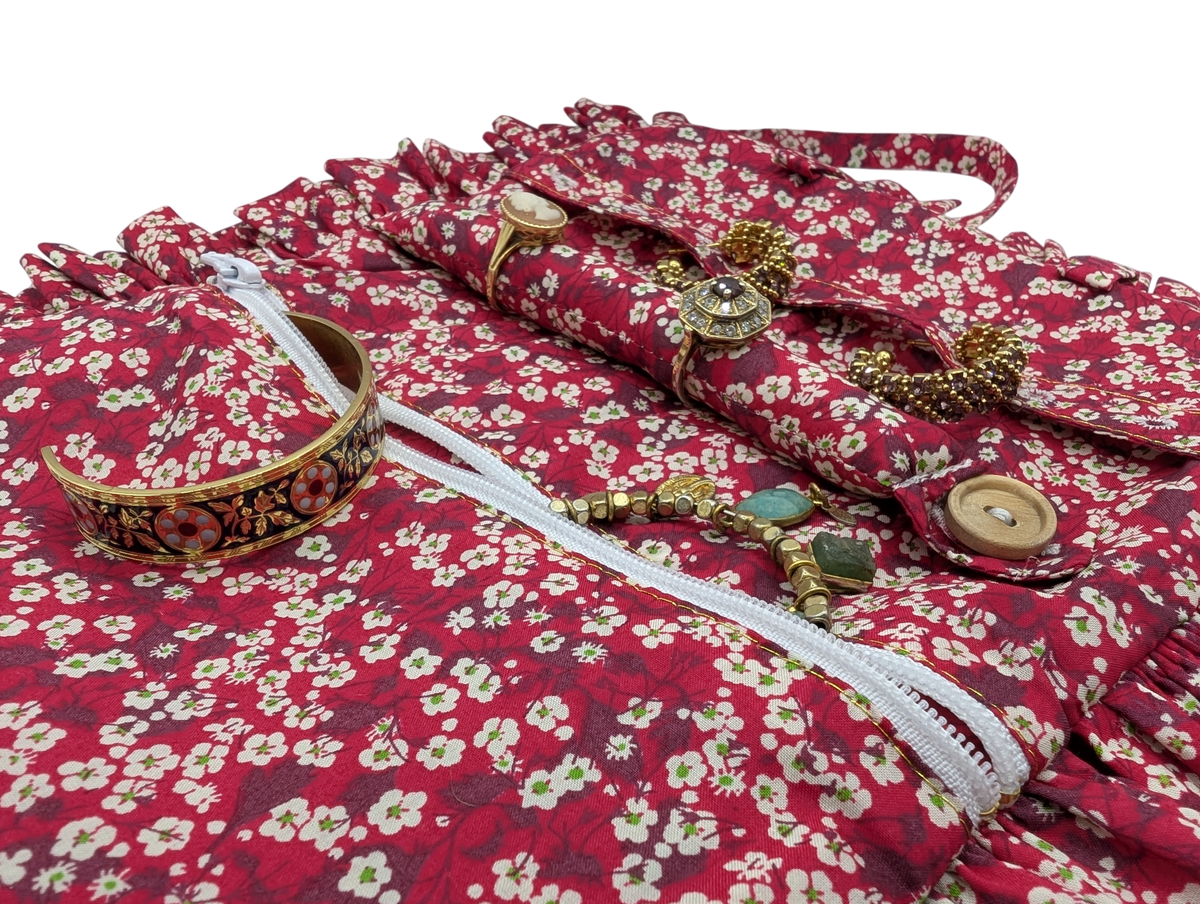 Pochette à bijoux liberty