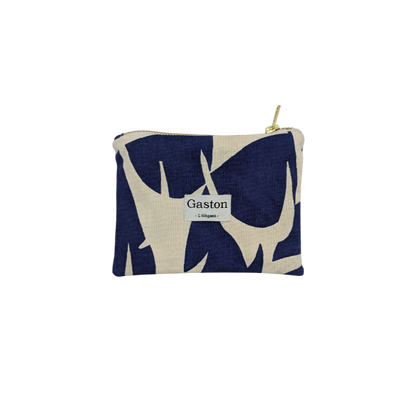 Pochette coton bleu