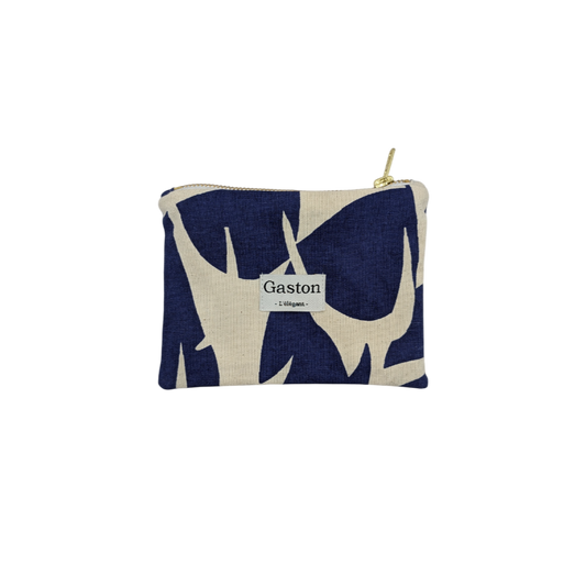 Pochette coton bleu