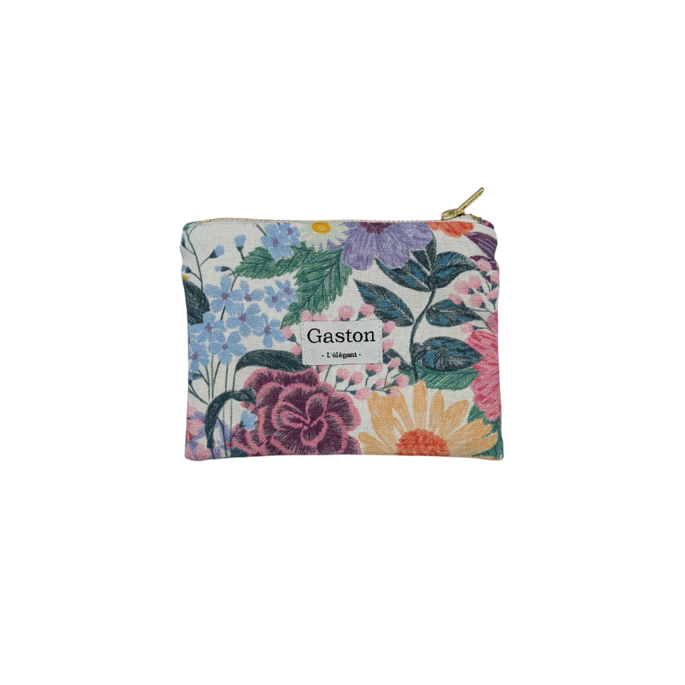 Pochette coton fleuri