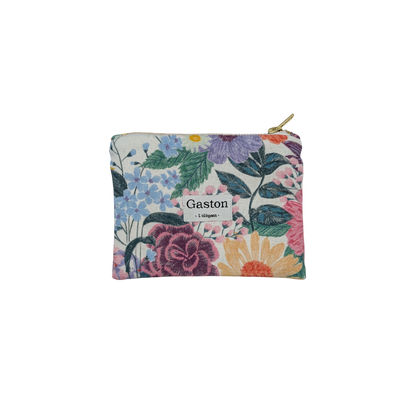 Pochette coton fleuri