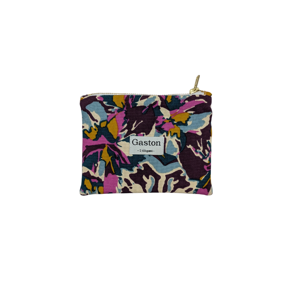 Pochette coton violet