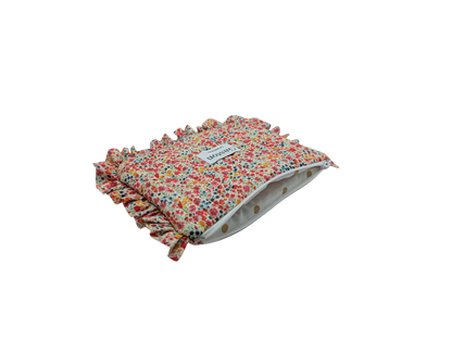 Pochette plate avec froufrous liberty