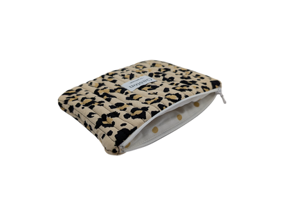 Pochette plate léopard