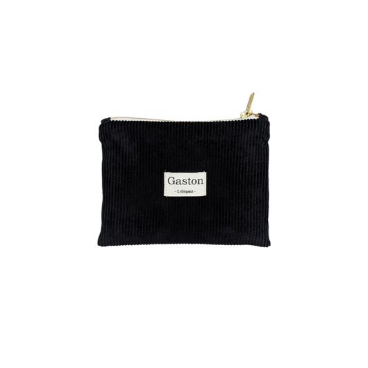 Pochette velours noir
