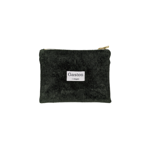 Pochette velours vert