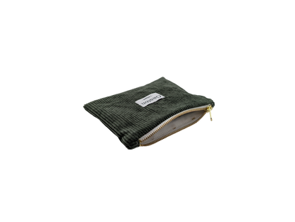 Pochette velours vert