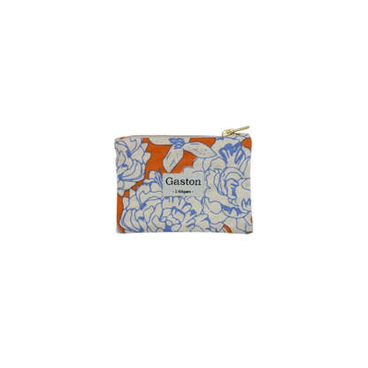 Porte monnaie coton orange