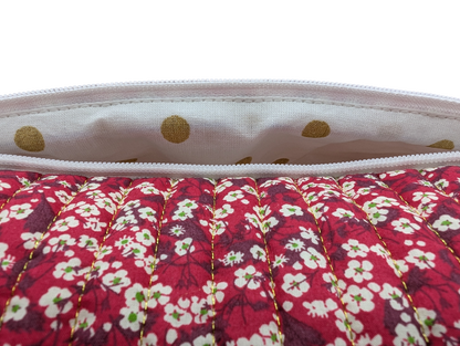 Trousse L matelassée liberty