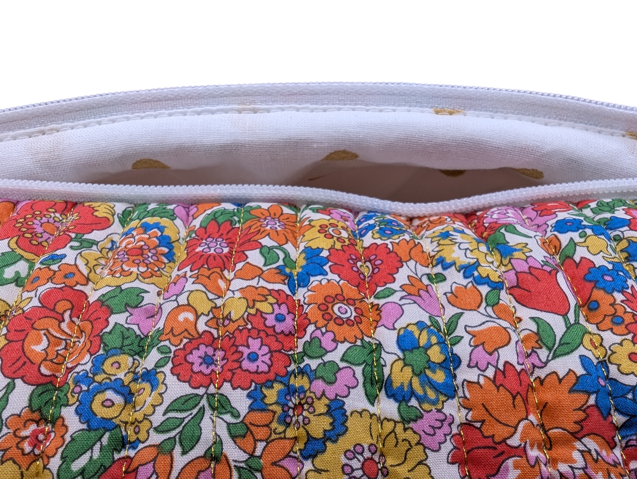 Trousse L matelassée liberty