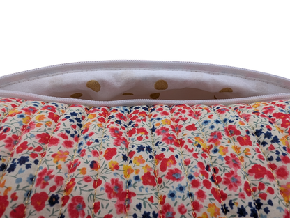 Trousse L matelassée liberty