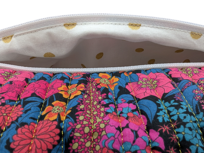 Trousse XL matelassée liberty