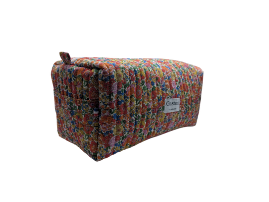 Trousse XL matelassée liberty
