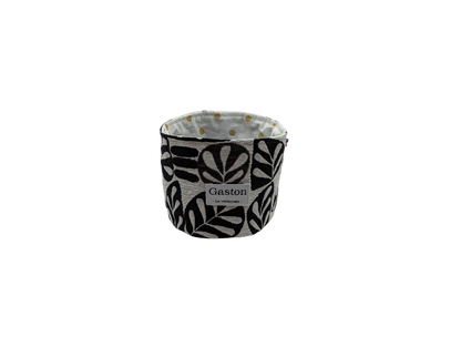 Cache pot noir et blanc