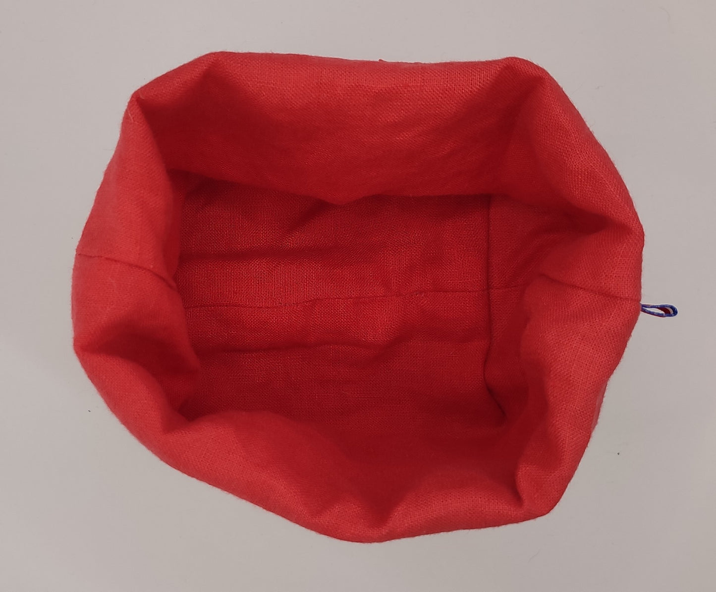 Lingettes démaquillantes en lin corail